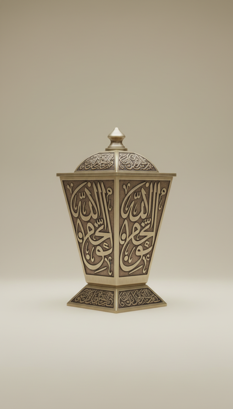 Ceramic Mabkhara with Gilded Rim