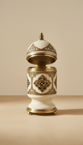 Brass Mabkhara With Porcelain Base