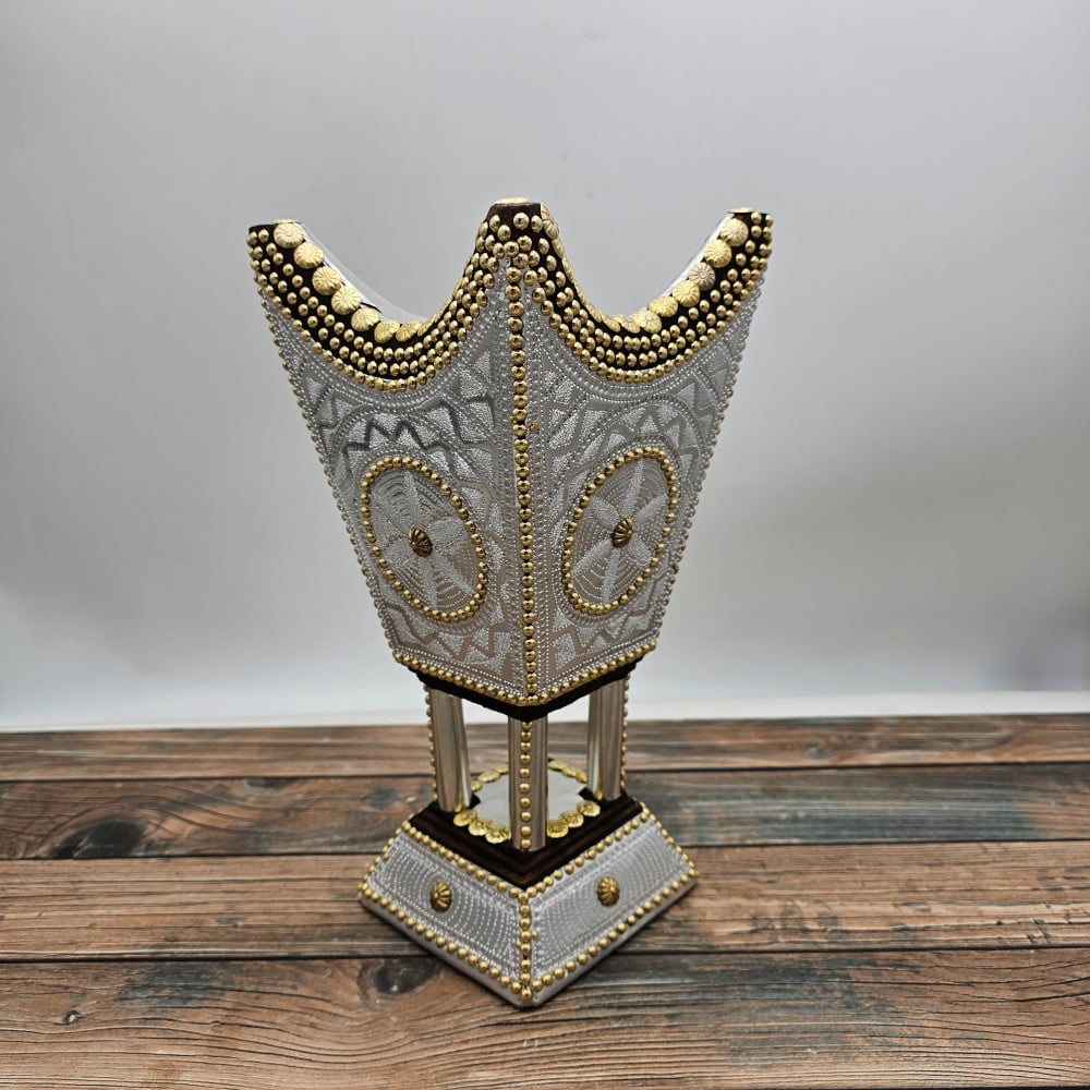 Luxury Silver & Gold Handcrafted Mabkhara
